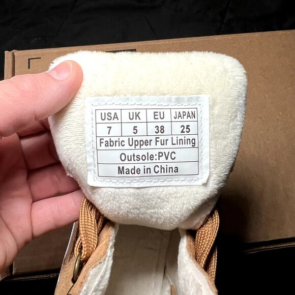 FRACORA combat ankle lace up winter snow boots womens 7‎ trendy gorpcore chic - Picture 8 of 9